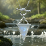 Moonstone & Silver Intuition Necklace