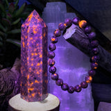 Yooperlite - The Stone the Glows + Mala Armband Combo Set 👉 70% rabatt