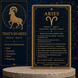 ♈ Aries - Zodiac Crystal Set
