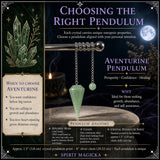 Aventurine Crystal Pendulum