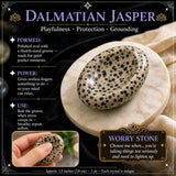 Dalmatian Jasper Worry Stone