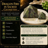 Dragon's Blood Jasper Pyramids