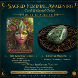 🌙 Sacred Feminine Awakening Oracle Deck, 13 Crystal Companion Set & Course