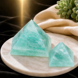 Green Fluorite Pyramids