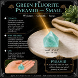 Green Fluorite Pyramids