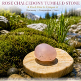 Rose Chalcedony Tumbled Stone