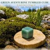 Green Aventurine Tumbled Cube