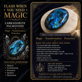 Labradorite Palmstone