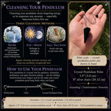 Obsidian Crystal Pendulum