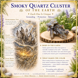 Smoky Quartz Cluster