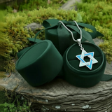 Opal Star of David/ Merkaba Necklace