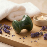 Nephrite Jade Mushroom-Shaped Facial Massage Tool