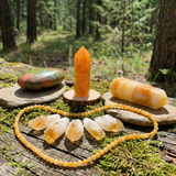 9 PC - Afghanistan Jade & Radiant Joy Crystals Energy Set