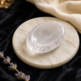 Clear Quartz Worry Stone