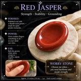 Red Jasper Worry Stone