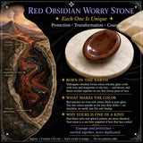 Red Obsidian Worry Stone