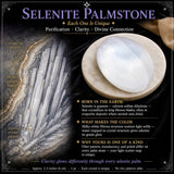 SUMMER SALE: SAVE 50% Dream Amethyst & Selenite Palmstone Duo