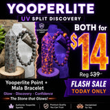 Yooperlite - The Stone the Glows + Mala Armband Combo Set 👉 70% rabatt