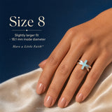 80% OFF - Have a Little Faith – Opal & Sterling Silver Cross Ring